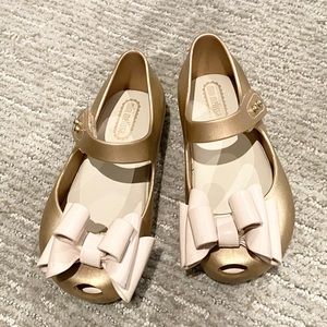 Mini Melissa jelly flats shoes - toddler size 8